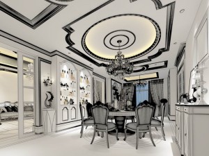 family - kitchen - restaurant 289 3D Model
