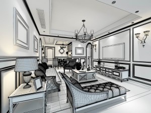 family - kitchen - restaurant 292 3D Модель