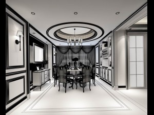 family - kitchen - restaurant 293 3D Модель