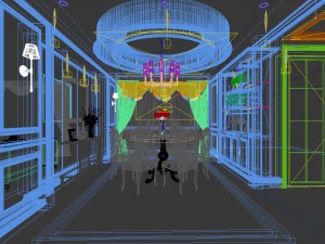 family - kitchen - restaurant 293 3D Модель