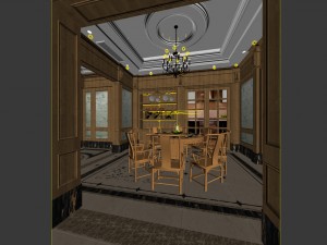 family - kitchen - restaurant 294 3D Model