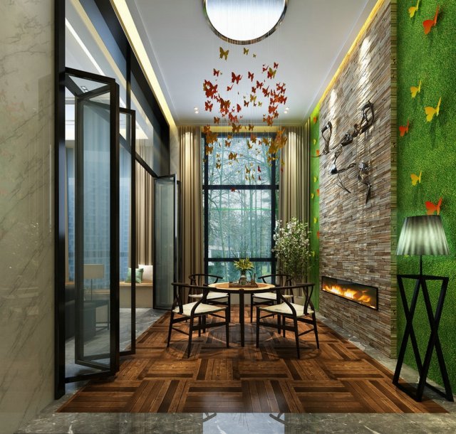 family - kitchen - restaurant 298 3D Model .c4d .max .obj .3ds .fbx .stl .blend 