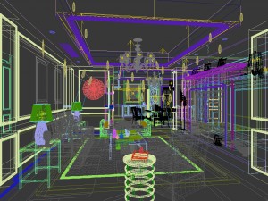 family - kitchen - restaurant 302 Modelo 3D