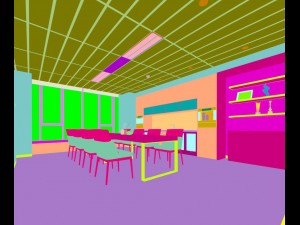 family - kitchen - restaurant 303 3D Model