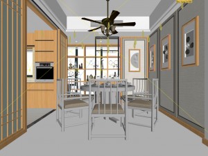 family - kitchen - restaurant 304 3D 模型