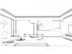 family - kitchen - restaurant 306 3D Модель