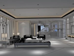 family - kitchen - restaurant 306 3D Model