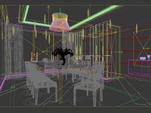 family - kitchen - restaurant 306 3D Model