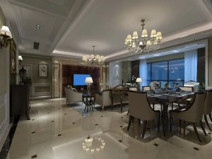 сім'я - кухня - ресторан 308 3D Модель