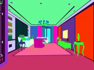 family - kitchen - restaurant 310 3D Model