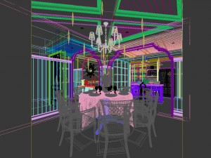 family - kitchen - restaurant 312 Modelo 3D