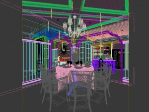 family - kitchen - restaurant 312 3D Model