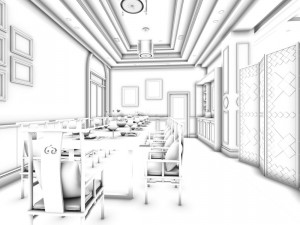 family - kitchen - restaurant 315 3D मॉडल