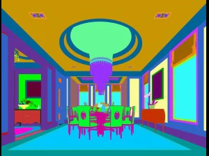family - kitchen - restaurant 316 3D Model