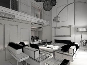 family - kitchen - restaurant 317 3D मॉडल