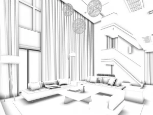family - kitchen - restaurant 317 3D Model