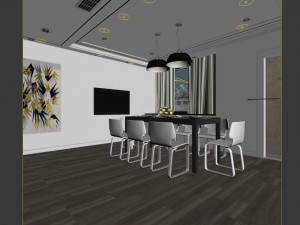 family - kitchen - restaurant 317 3D मॉडल