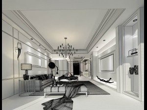 family - kitchen - restaurant 319 Modello 3D
