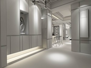 family - kitchen - restaurant 319 Modello 3D
