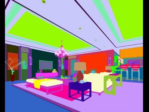 family - kitchen - restaurant 321 3D Model