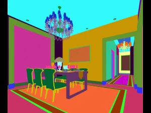 family - kitchen - restaurant 323 3D Model