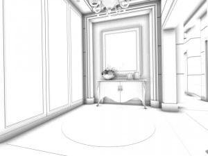 family - kitchen - restaurant 323 3D Model