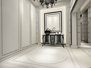 family - kitchen - restaurant 323 3D 모델