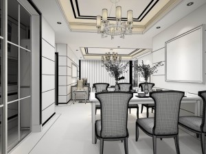 family - kitchen - restaurant 326 Modelo 3D