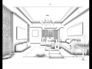 family - kitchen - restaurant 326 Modelo 3D