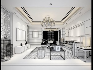 family - kitchen - restaurant 326 Modelo 3D