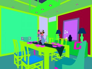 family - kitchen - restaurant 327 3D मॉडल