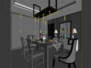 family - kitchen - restaurant 327 3D मॉडल