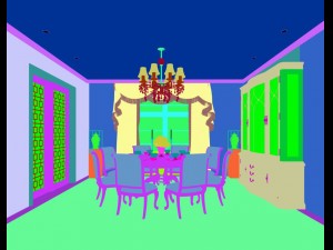 family - kitchen - restaurant 328 3D Модель