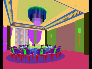family - kitchen - restaurant 331 3D Модель