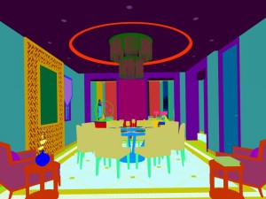family - kitchen - restaurant 333 Modèle 3D