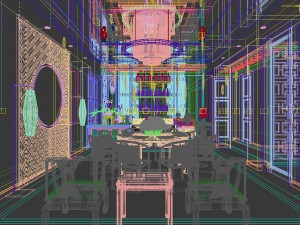 family - kitchen - restaurant 334 3D Model