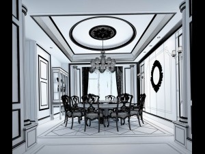 family - kitchen - restaurant 339 Modelo 3D
