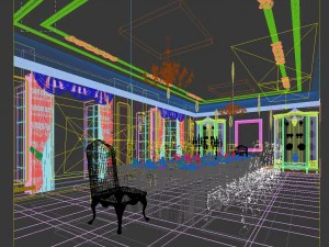 family - kitchen - restaurant 340 3D Model