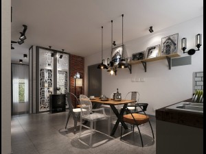 family - kitchen - restaurant 351 3D Model