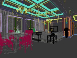 family - kitchen - restaurant 353 Modelo 3D