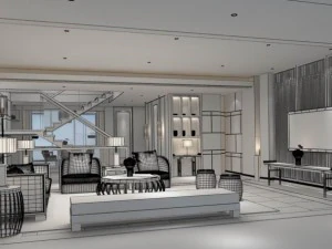 family - kitchen - restaurant 354 3D Model
