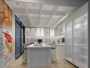 family - kitchen - restaurant 360 3D Model