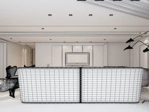 family - kitchen - restaurant 362 3D Model