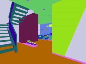 family - kitchen - restaurant 362 Model 3D