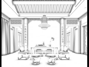 family - kitchen - restaurant 365 3D मॉडल