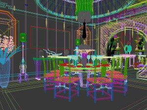 family - kitchen - restaurant 365 3D मॉडल