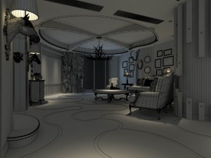 family - kitchen - restaurant 366 3D-Modell