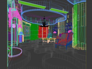 family - kitchen - restaurant 366 3D-Modell