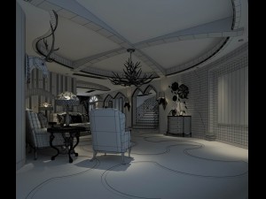 family - kitchen - restaurant 366 3D-Modell