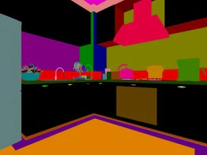 family - kitchen - restaurant 369 3D Model